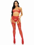 Conjunto 3 piezas LegAvenue 81656 Rojo