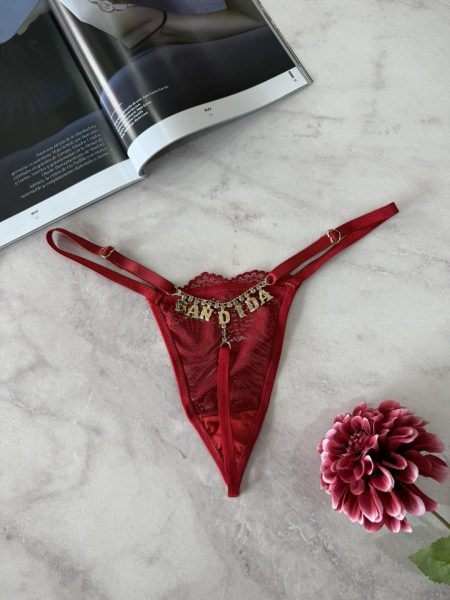 PANTY SEXY BANDIDA ROJO