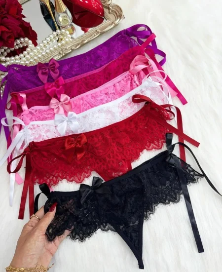 CALCINHA LAZO SENSUAL MORADO
