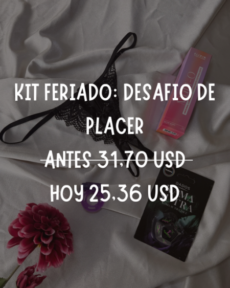 🔥 ¡Feriado Caliente! Tu Kit Secreto de Placer con 20% OFF. ¡Solo Horas!